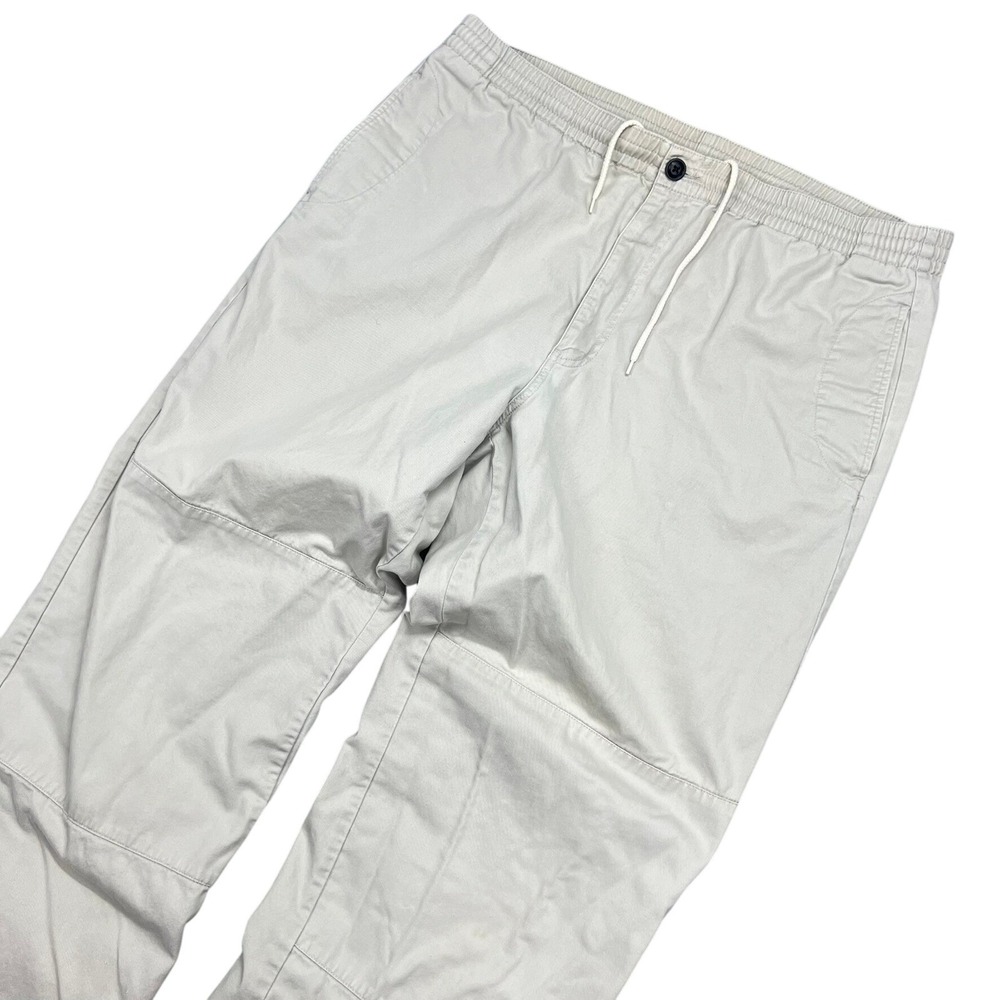 VTG Eddie Bauer Relaxed Fit Cargo Hiking Pants Mens XL Elastic Waist Double Knee
